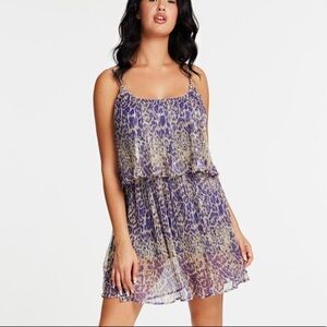 New Guess By Marciano Pleated Dress SZ S